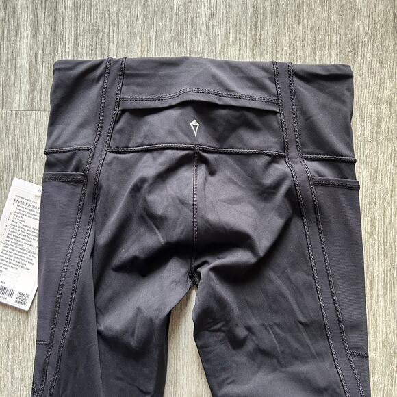 Ivivva by Lululemon Black High Rise 7/8 Length Fresh Focus Pant Leggings Size 14 - Picture 8 of 14